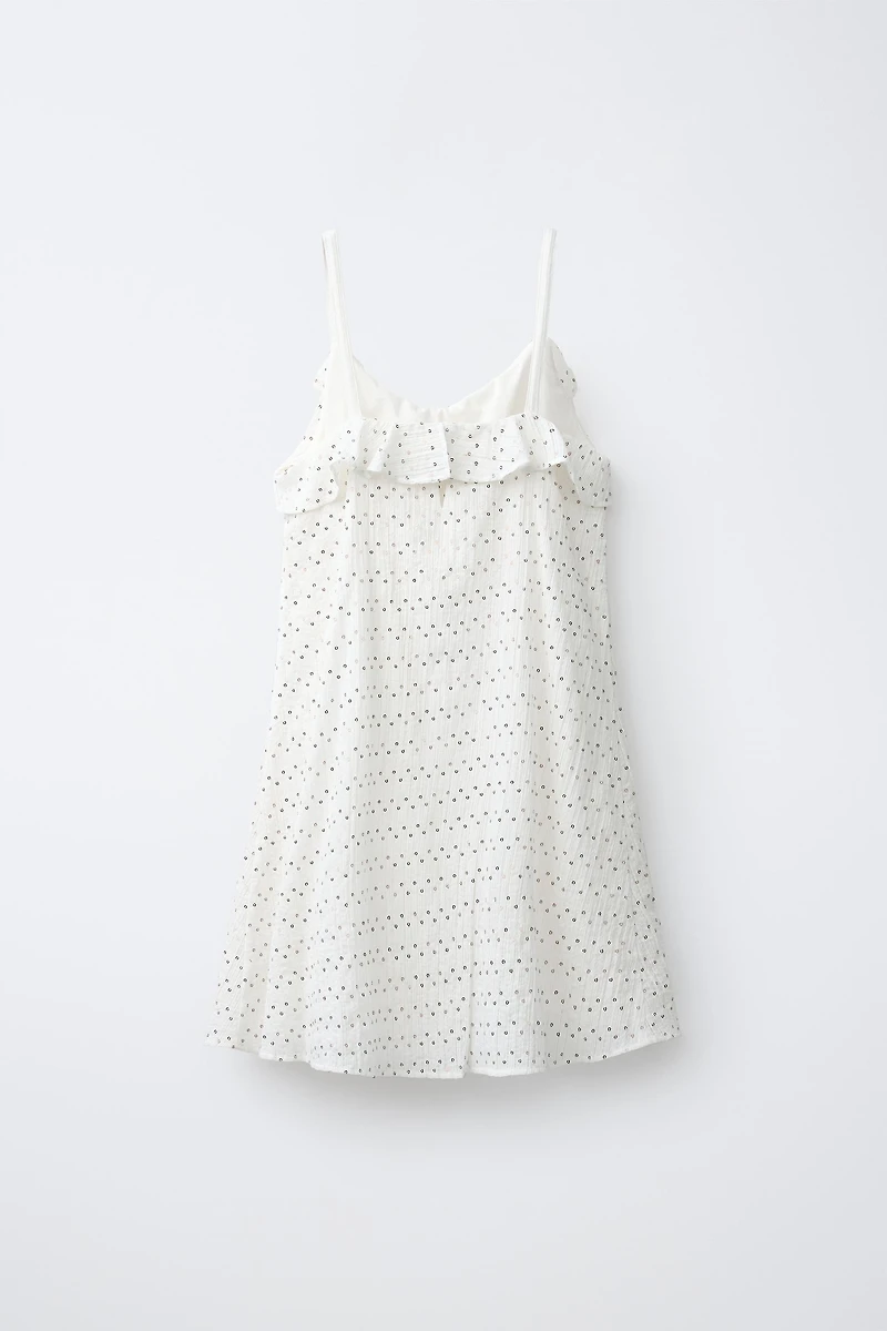 ROBE PAILLETTES VOLANT