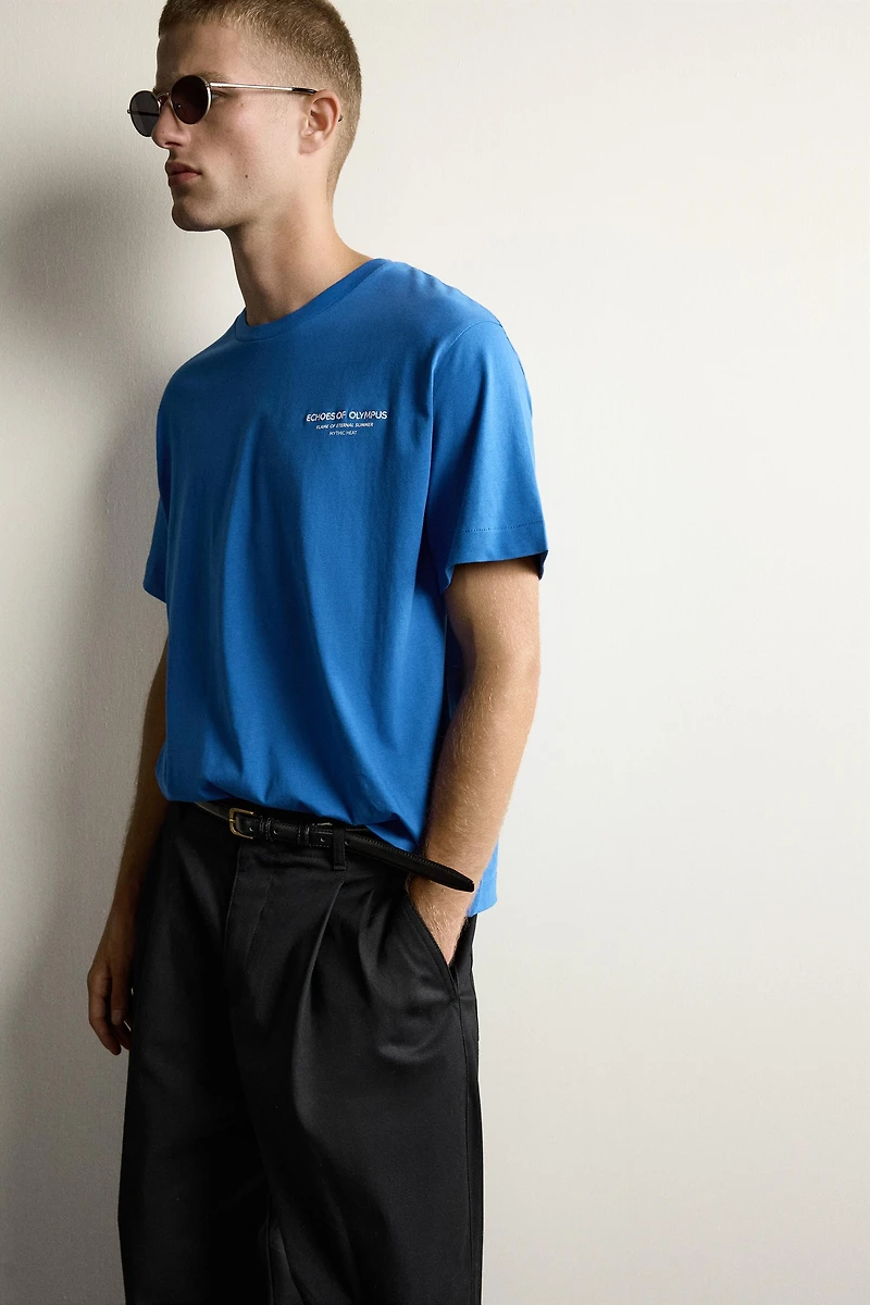 T-SHIRT RELAXED FIT BRODÉ