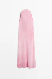 Draped flowing midi dress