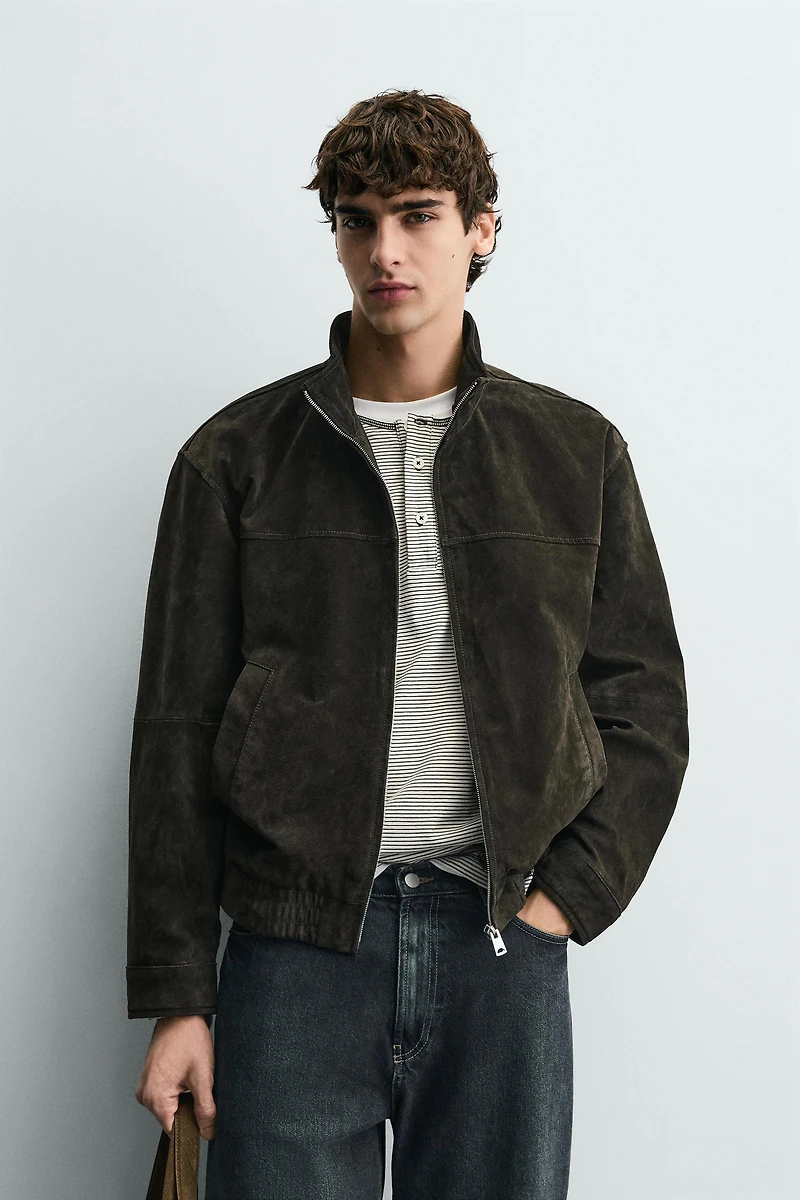 SUEDE LEATHER JACKET