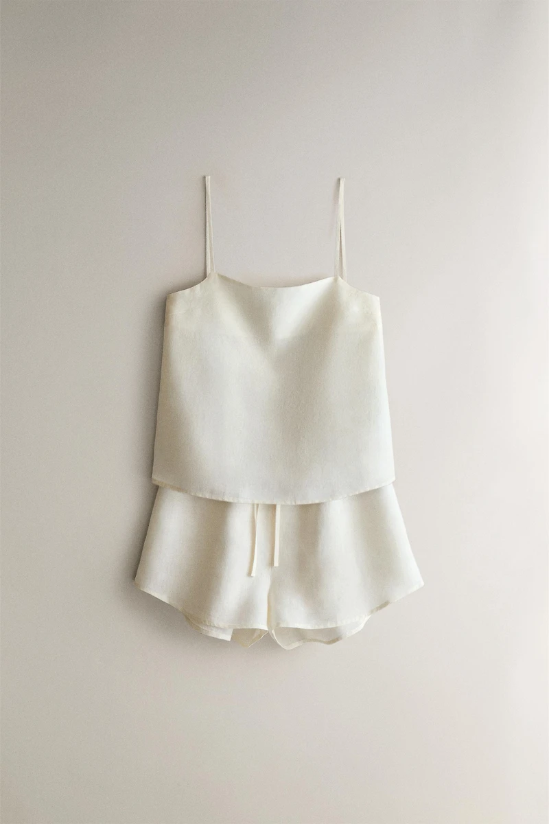 LINEN SHORTS