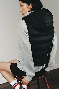 GILET SANS MANCHES MATELASSÉ COMBINÉ
