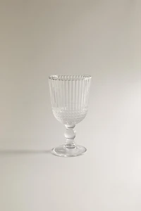 VERRE À PIED RELIEF