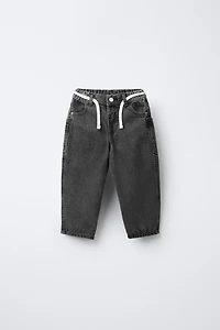 BAGGY JEANS WITH BELT