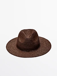 Raffia hat