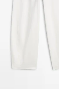 100% Cotton barrel fit pants