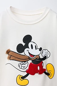 MICKEY MOUSE © DISNEY EMBROIDERED MEDIUM WEIGHT T-SHIRT