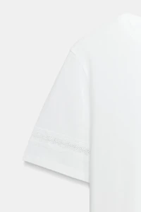 T-SHIRT À MANCHES COURTES AVEC PASSEMENTERIE