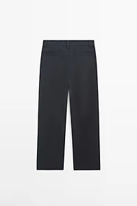 Pantalon relaxed fit en coton