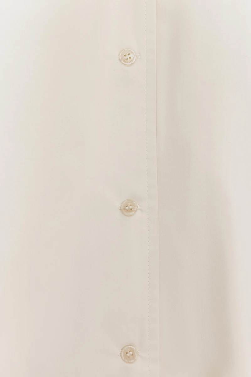 ZW COLLECTION OVERSIZED PLEATED SHIRT