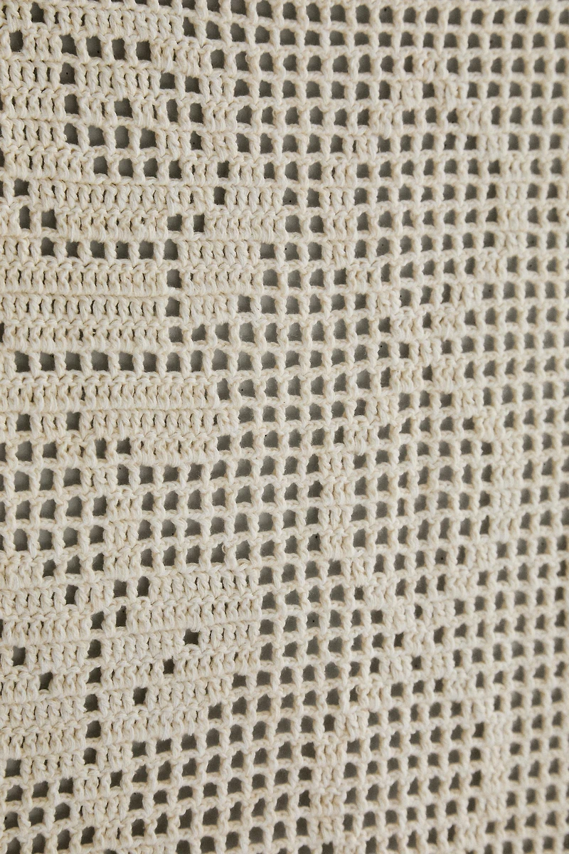 CROCHET COTTON APRON