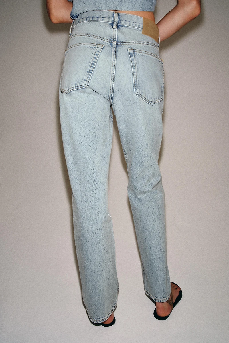 ZW COLLECTION RELAXED LOW-RISE JEANS