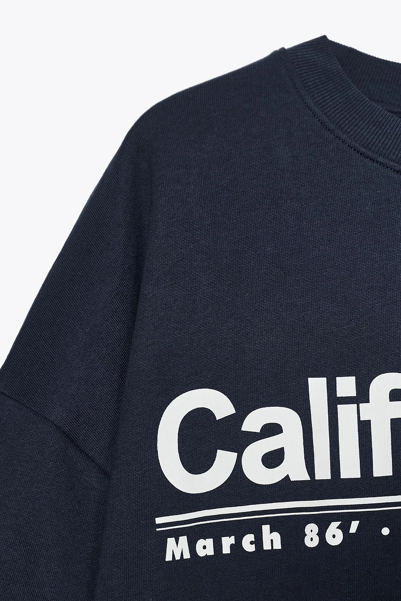 TEXT SWEATSHIRT
