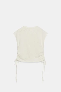 T-SHIRT RUSTIQUE FRONCÉ