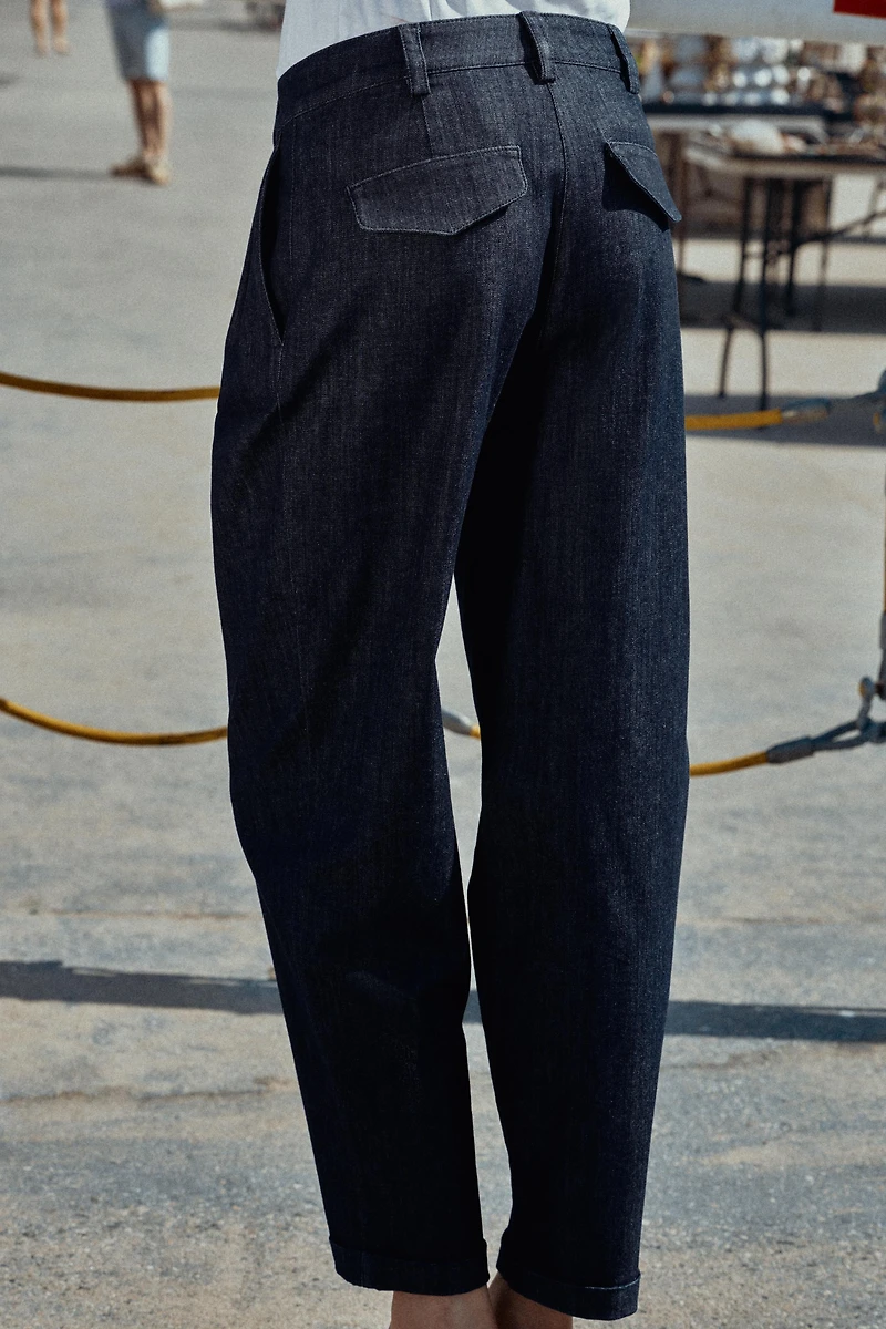 CUFFED CHINO PANTS