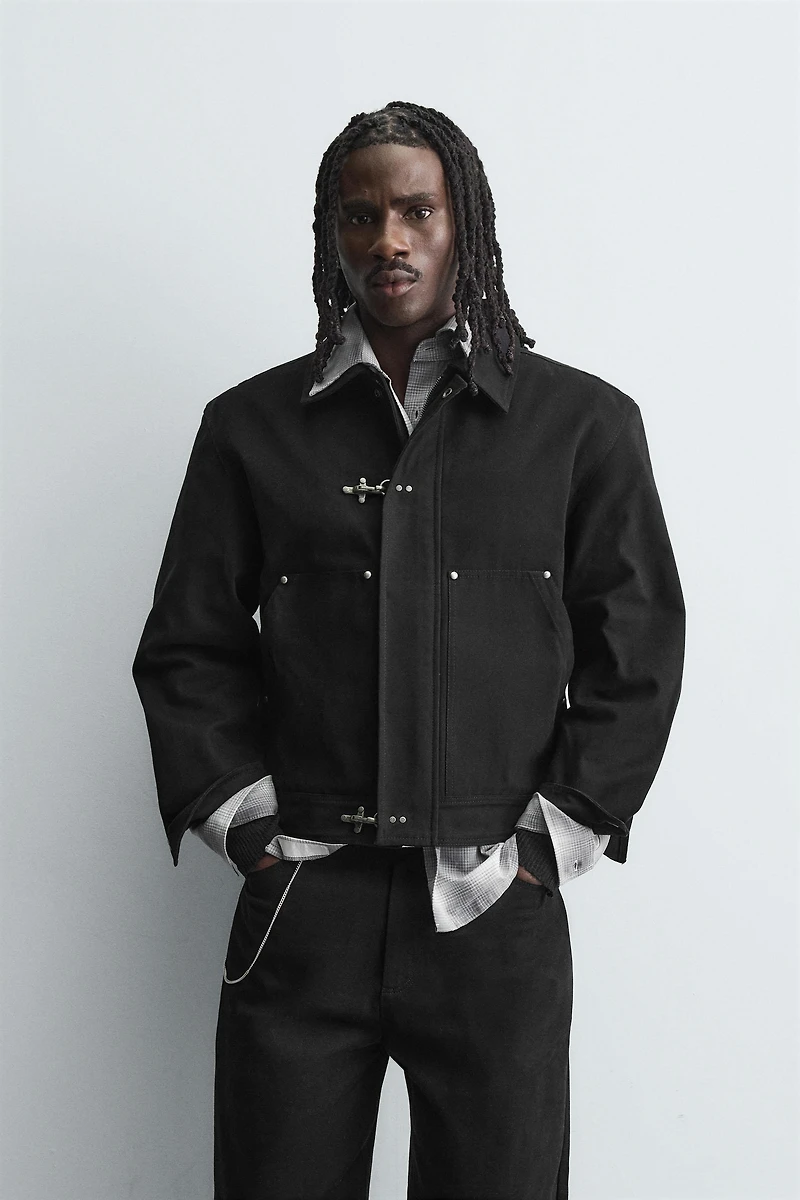 RELAXED FIT FIREMAN CLASP JACKET