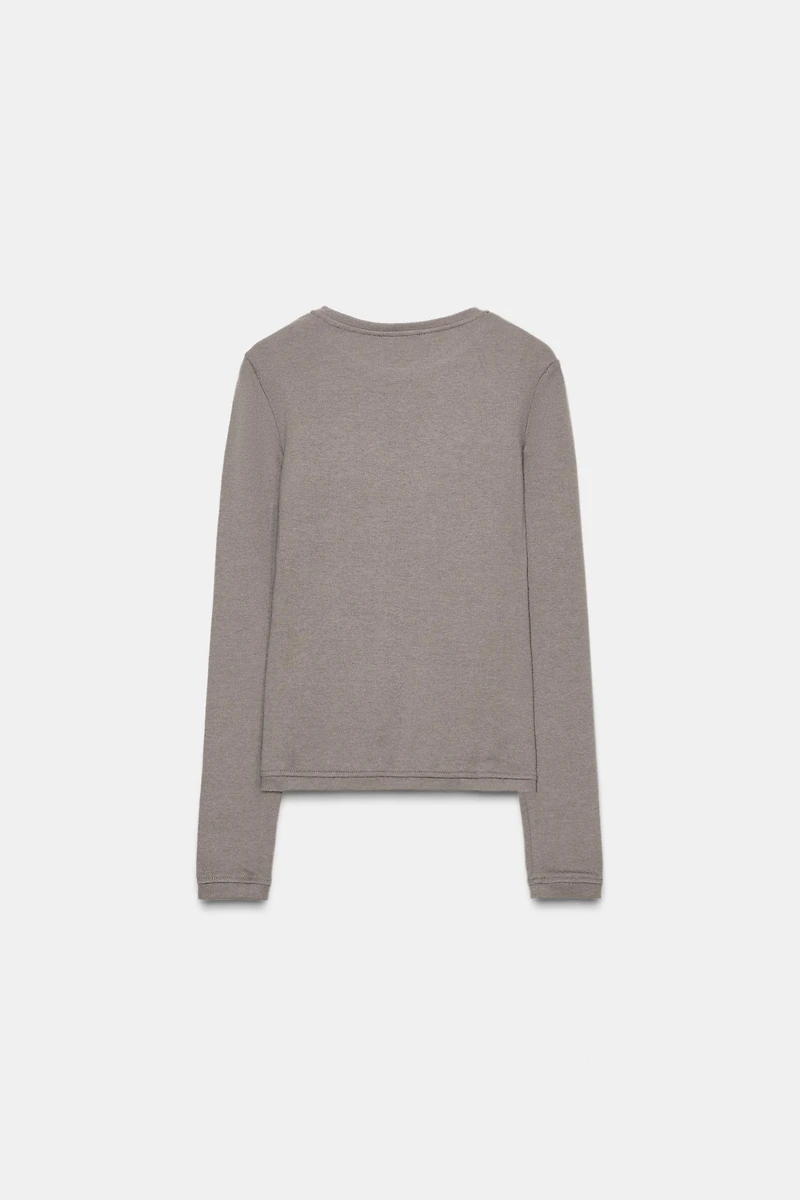 T-SHIRT À MANCHES LONGUES