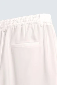 RELAXED FIT PLEATED PANTS