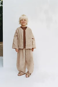 100% LINEN OVERSHIRT
