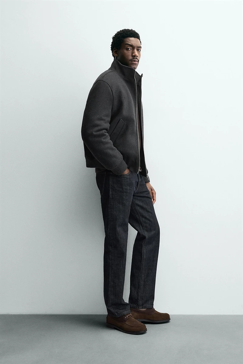 COMBINATION BOMBER JACKET