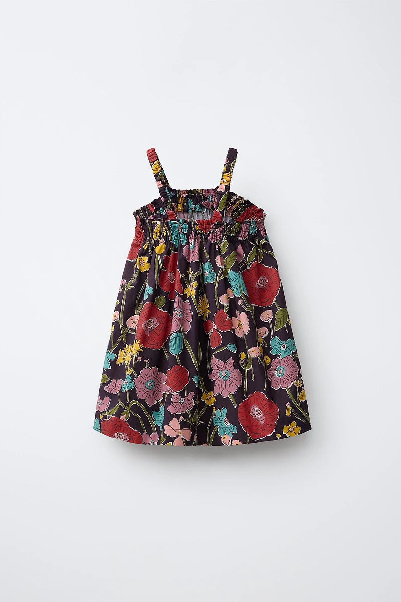 FLORAL PRINT DRESS MADE WITH LIBERTY FABRIC