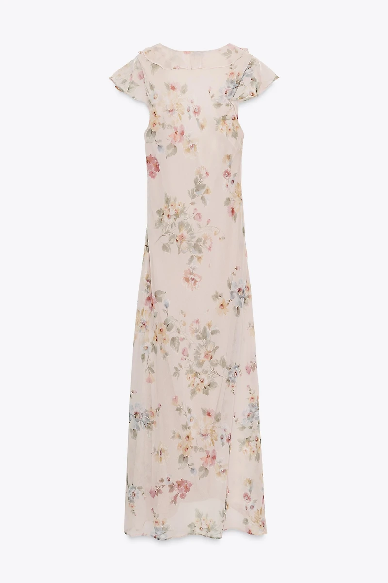 FLORAL MIDI DRESS