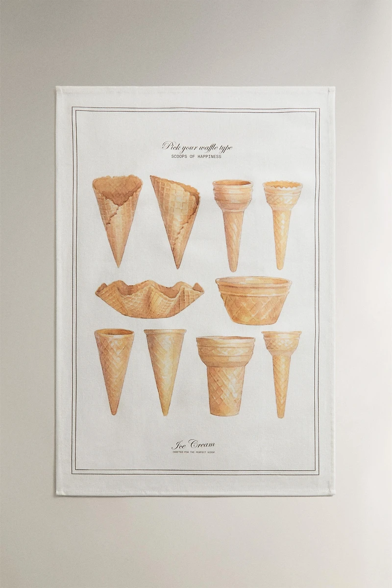 ICE CREAM KITCHEN TOWEL PACK (PACK OF 2)