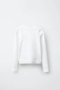 CHAMPION ® X ZARA TEXT RIB T-SHIRT