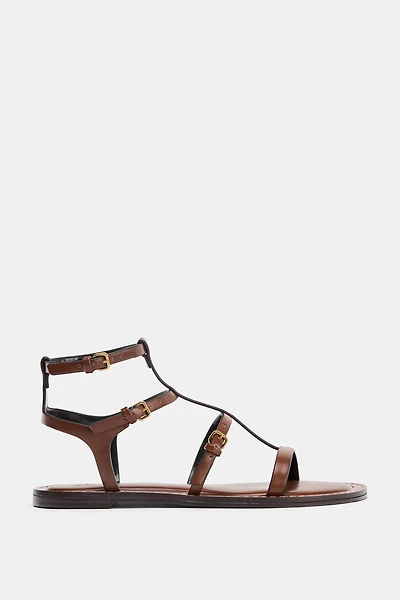 STRAPPY BUCKLE SANDALS