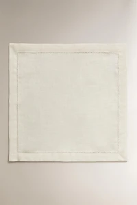 HEMSTITCHED COTTON NAPKIN