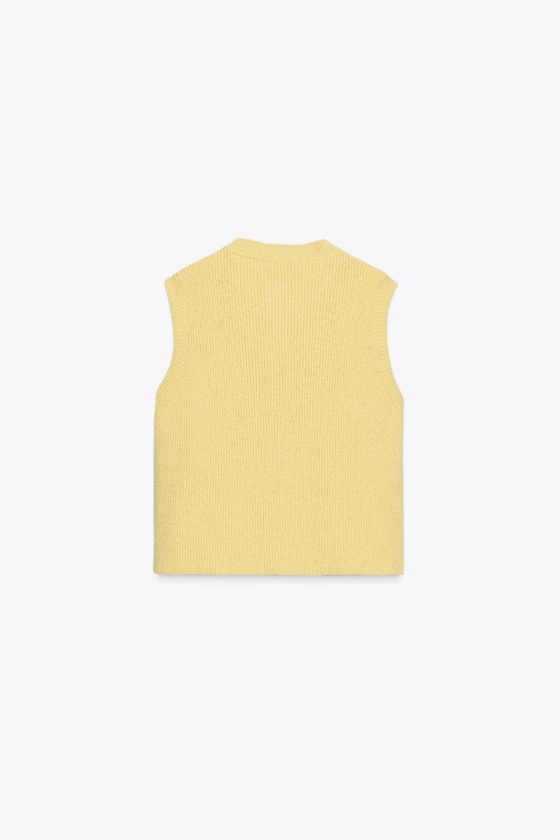 SMOOTH KNIT VEST TOP