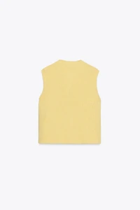 SMOOTH KNIT VEST TOP