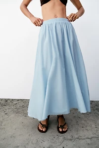 CAPE MIDI SKIRT