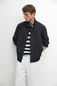 Bomber jacket with pocket details