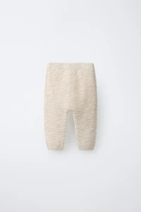TEXTURED KNIT PANTS