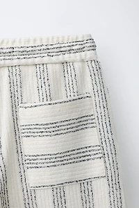 PANTALON RUSTIQUE À RAYURES