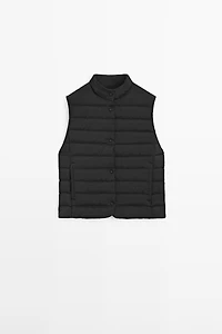 Quilted puffer gilet