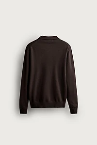 COTTON-LINEN KNIT REGULAR FIT POLO