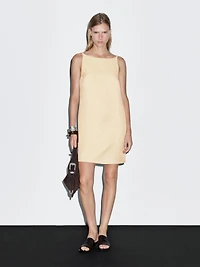 Short dress with back detail
