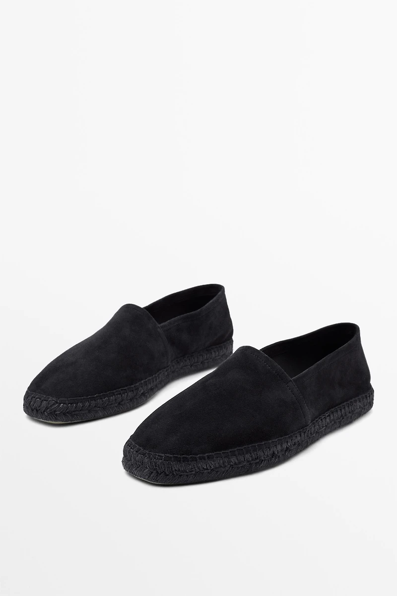 Leather espadrilles