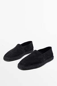 Leather espadrilles