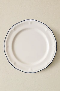 DINNER PLATE WITH CONTRAST RIM