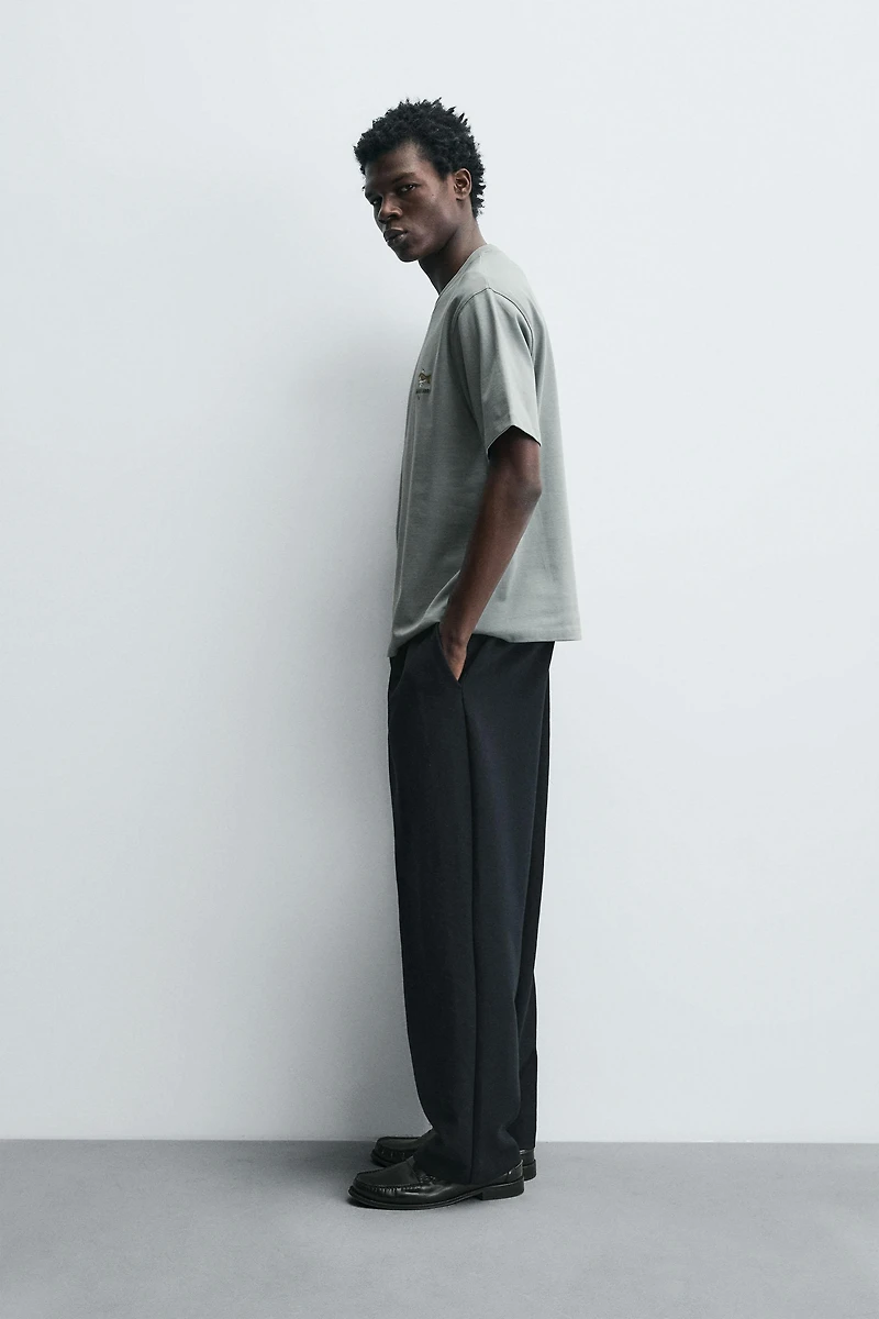 T-SHIRT BRODÉ POISSON