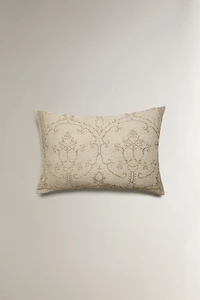 JACQUARD THROW PILLOW COVER