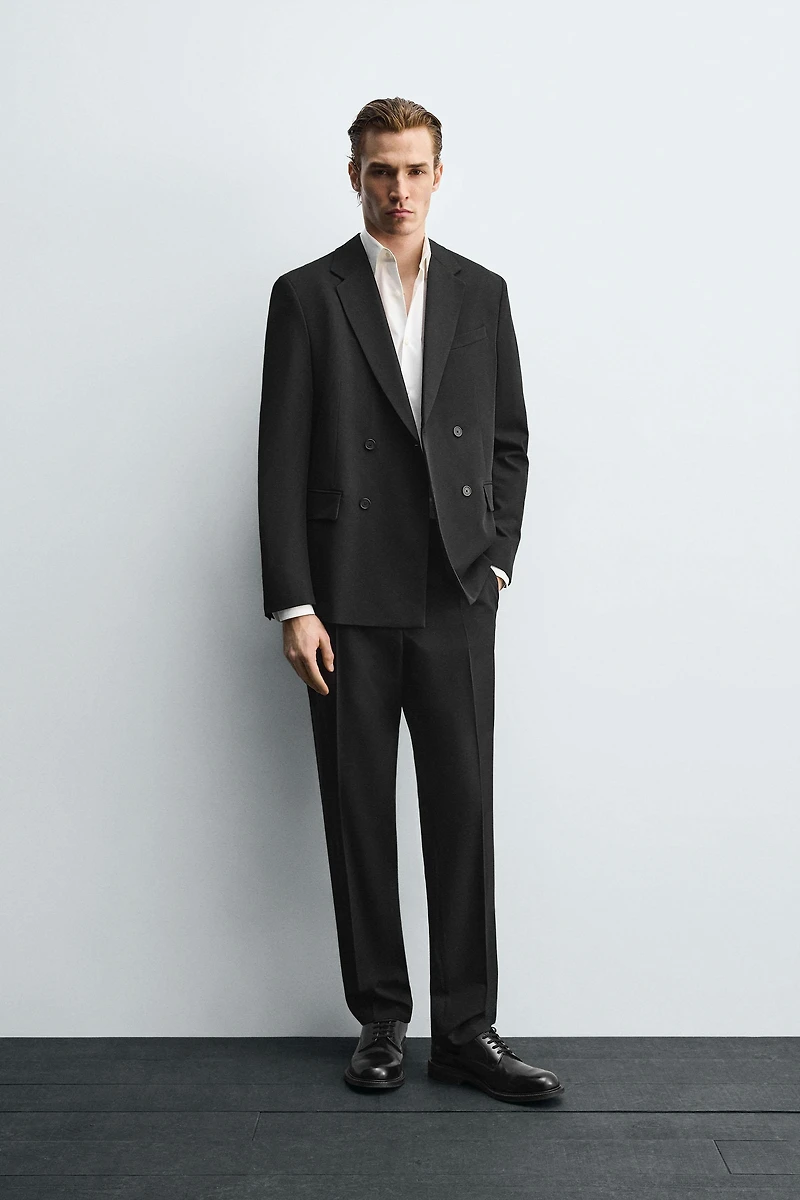 PLEATED COMFORT SUIT PANTS