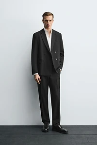 PLEATED COMFORT SUIT PANTS