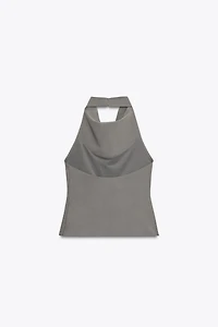 HALTER OPEN BACK TOP
