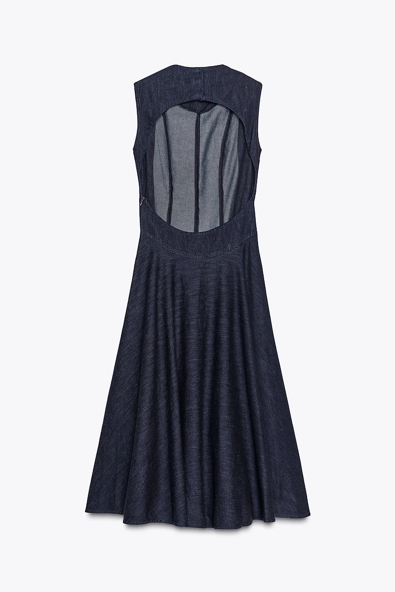 ROBE MIDI EN DENIM ZW COLLECTION