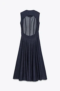 ROBE MIDI EN DENIM ZW COLLECTION