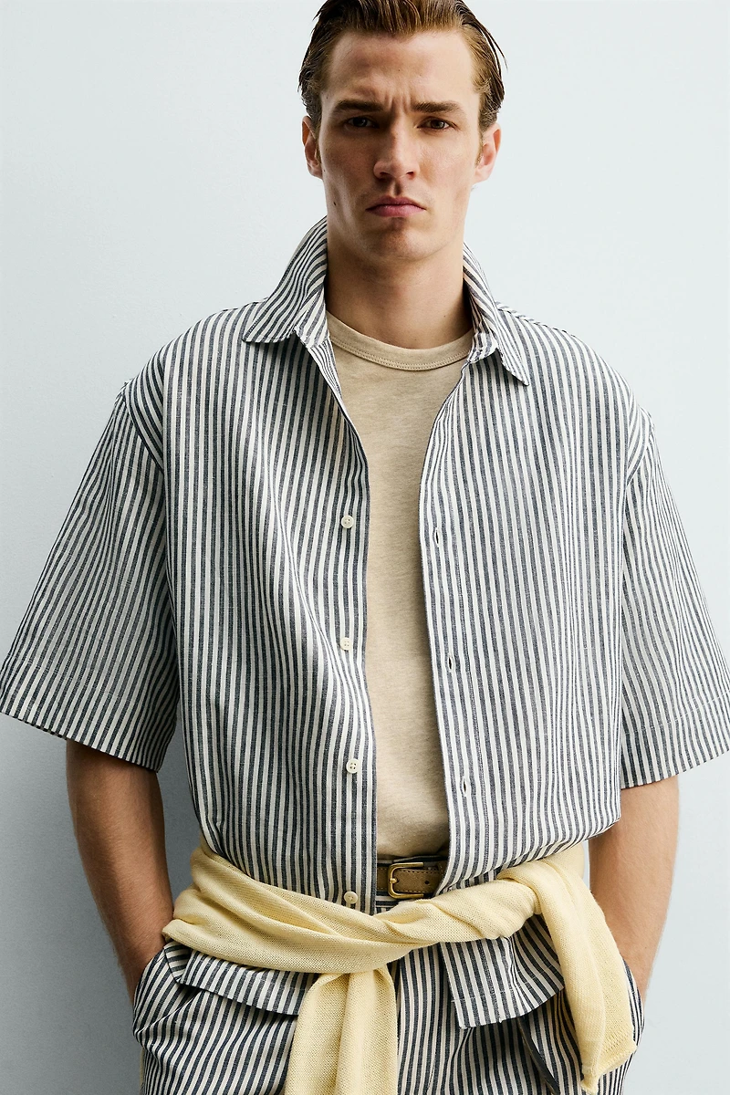 CHEMISE RELAXED FIT À RAYURES